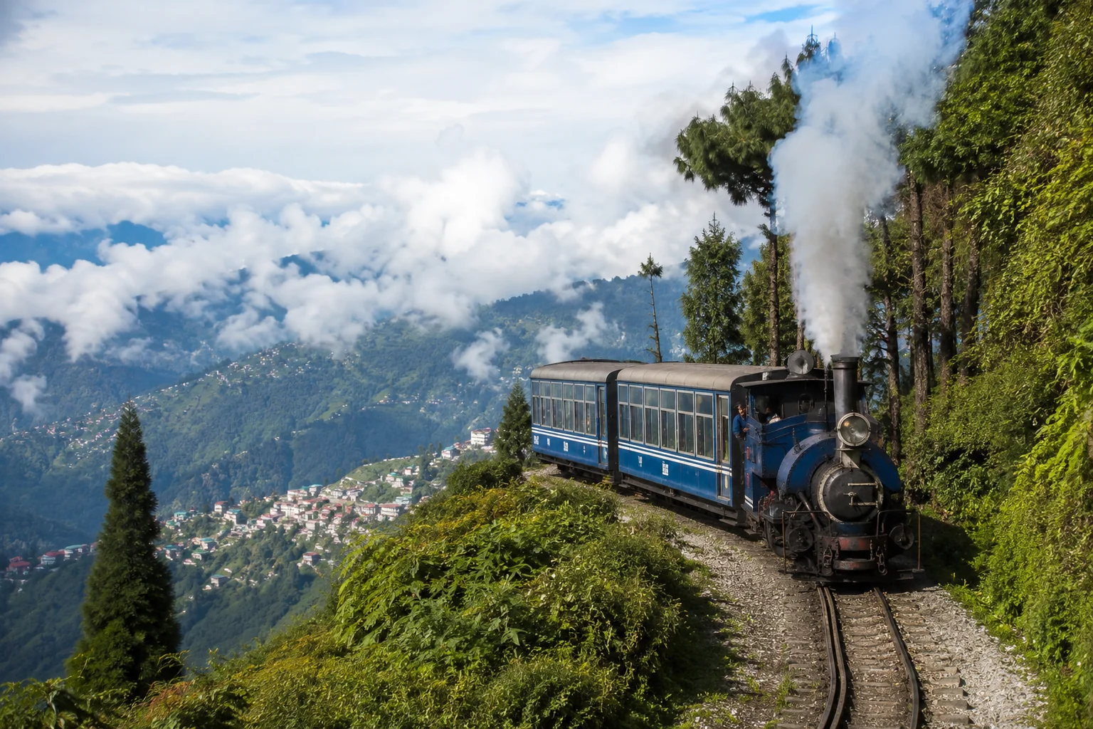 The Darjeeling Himalayan Railway toy train