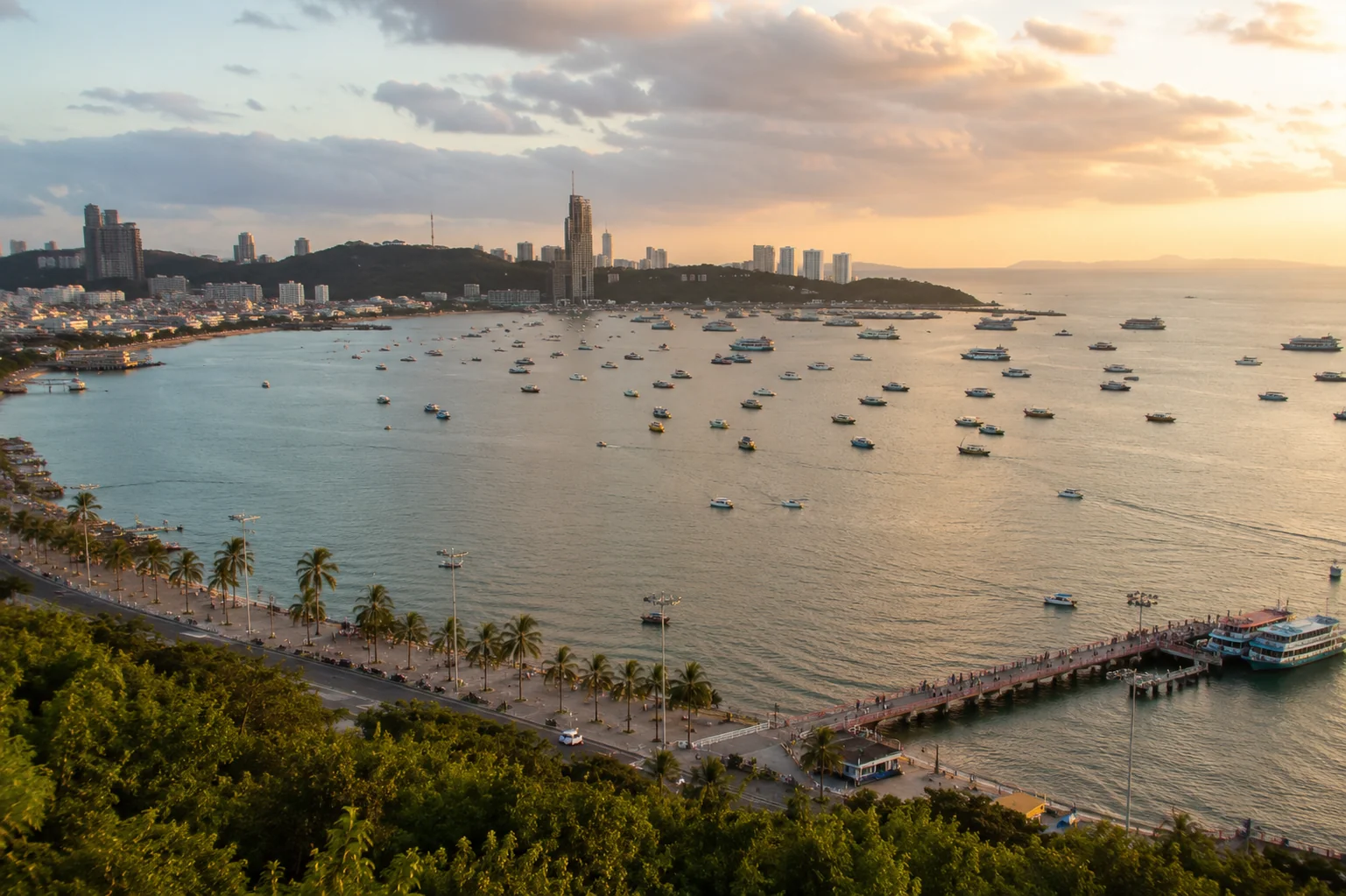 The coast at Pattaya