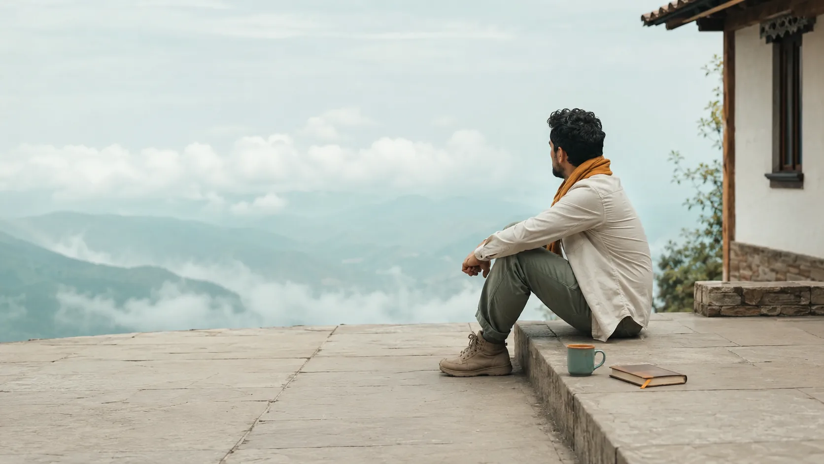An unhurried morning on a Himalayan trail