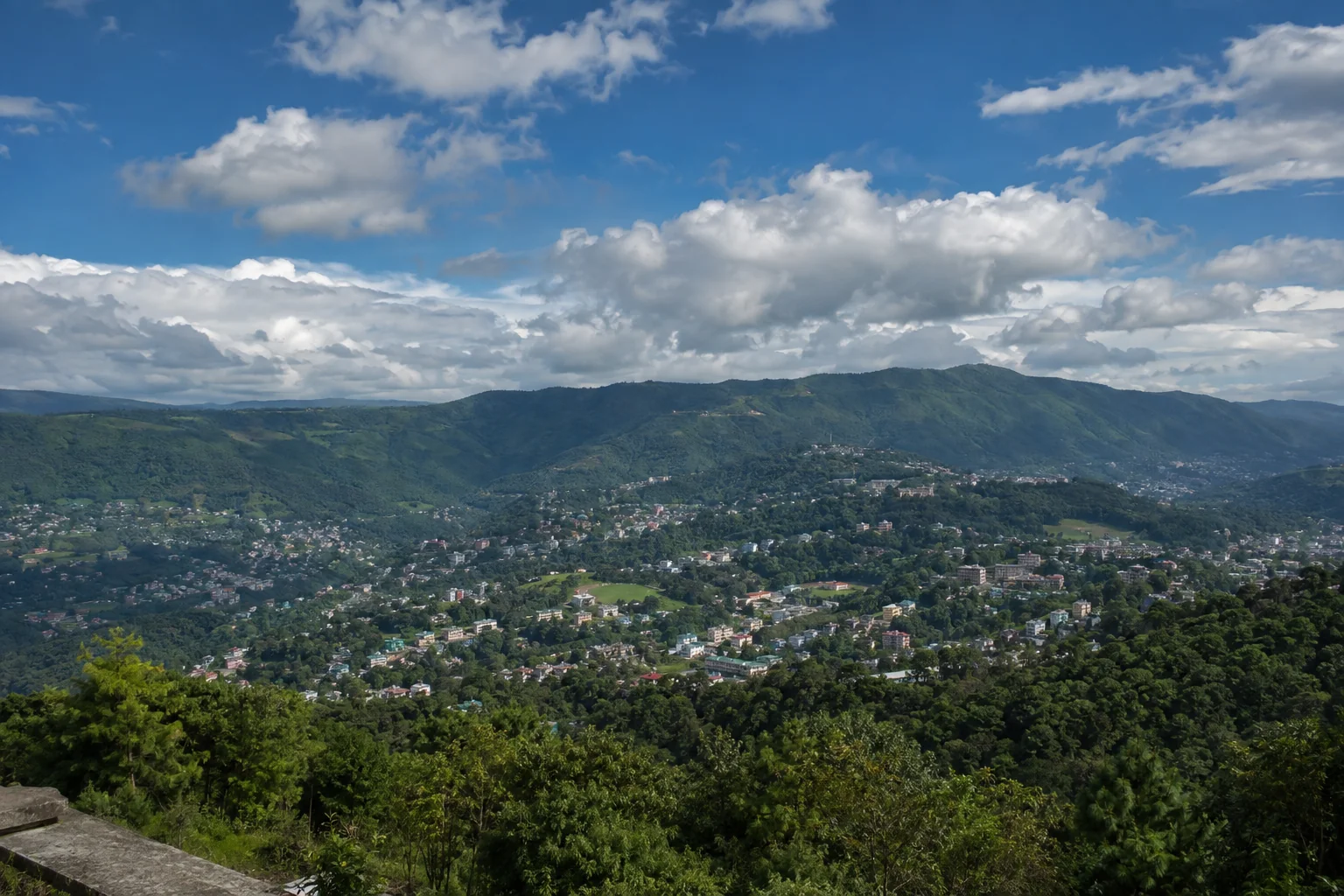 The hill city of Shillong
