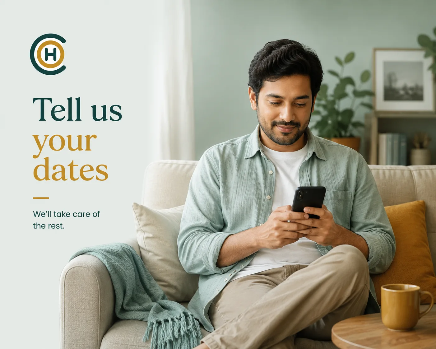 A traveller messaging Cross Over Holidays to start planning