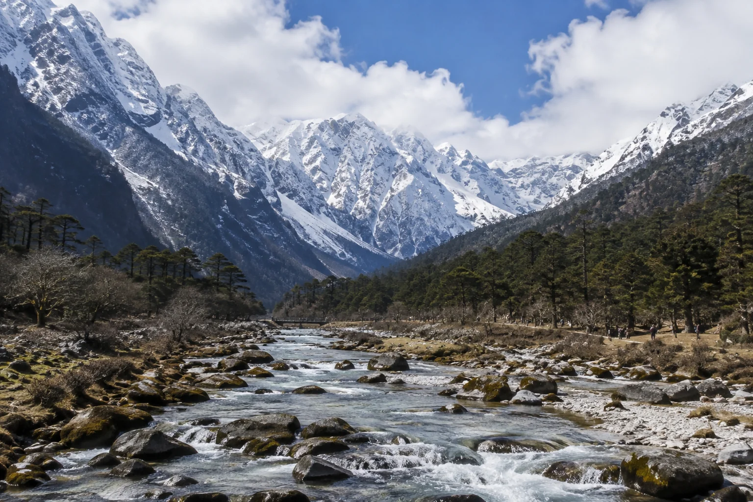 Yumthang Valley in north Sikkim
